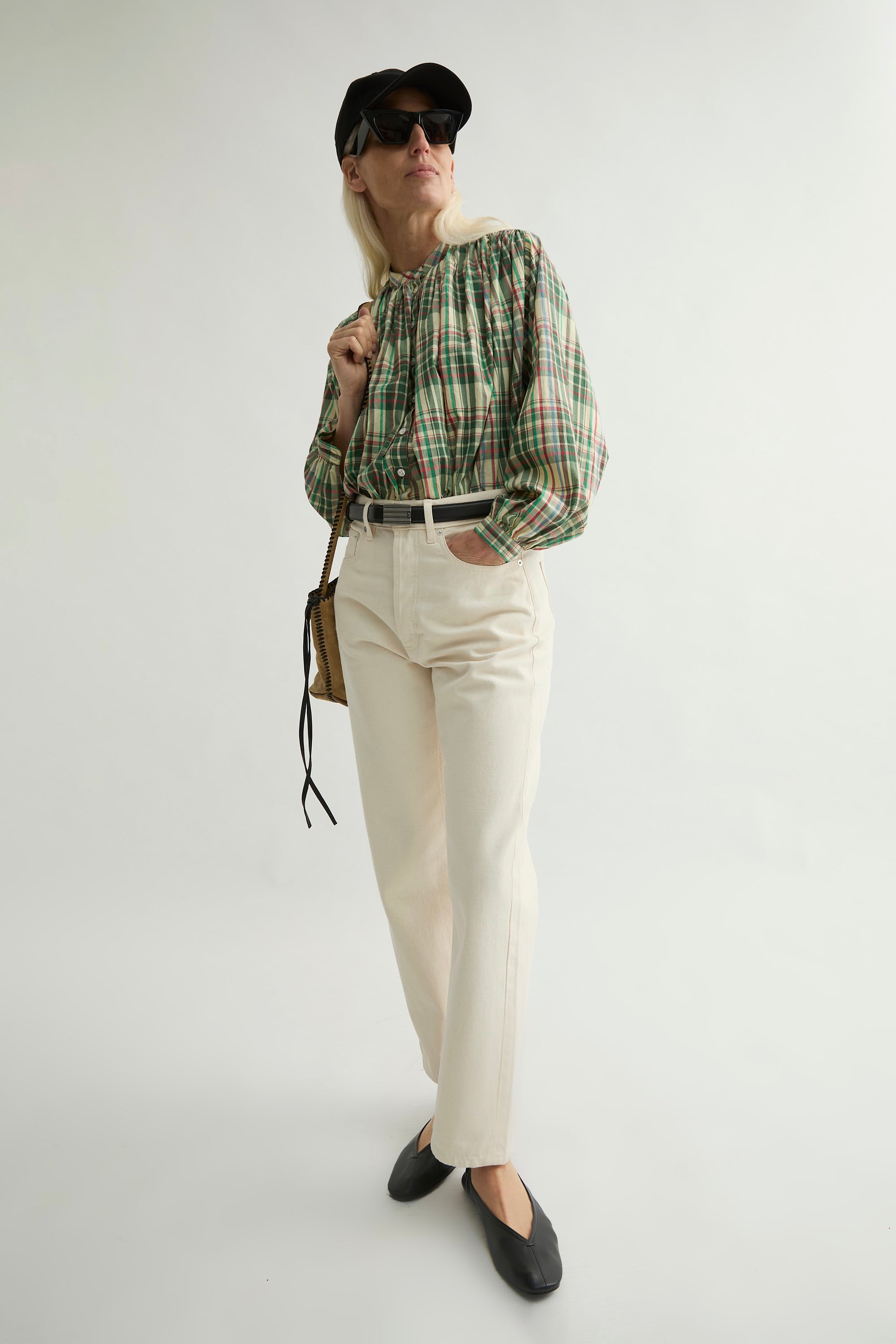 Jean Cropped écru - Laurence Bras_1