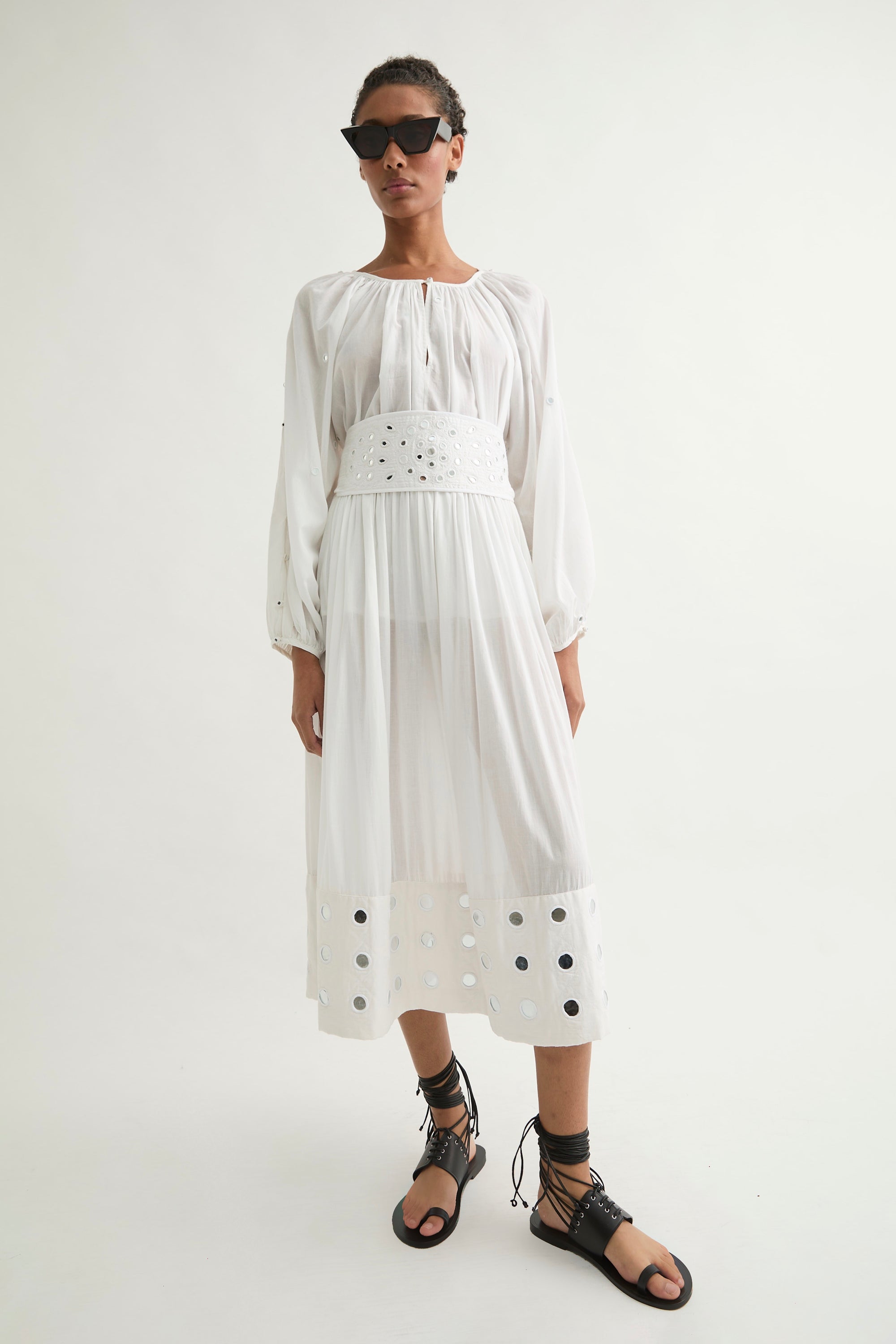 Blouse Join blanche - Laurence Bras
