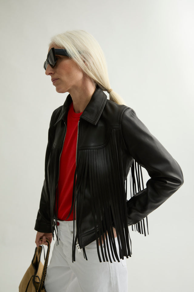 Veste Fringy noire - Laurence Bras_1