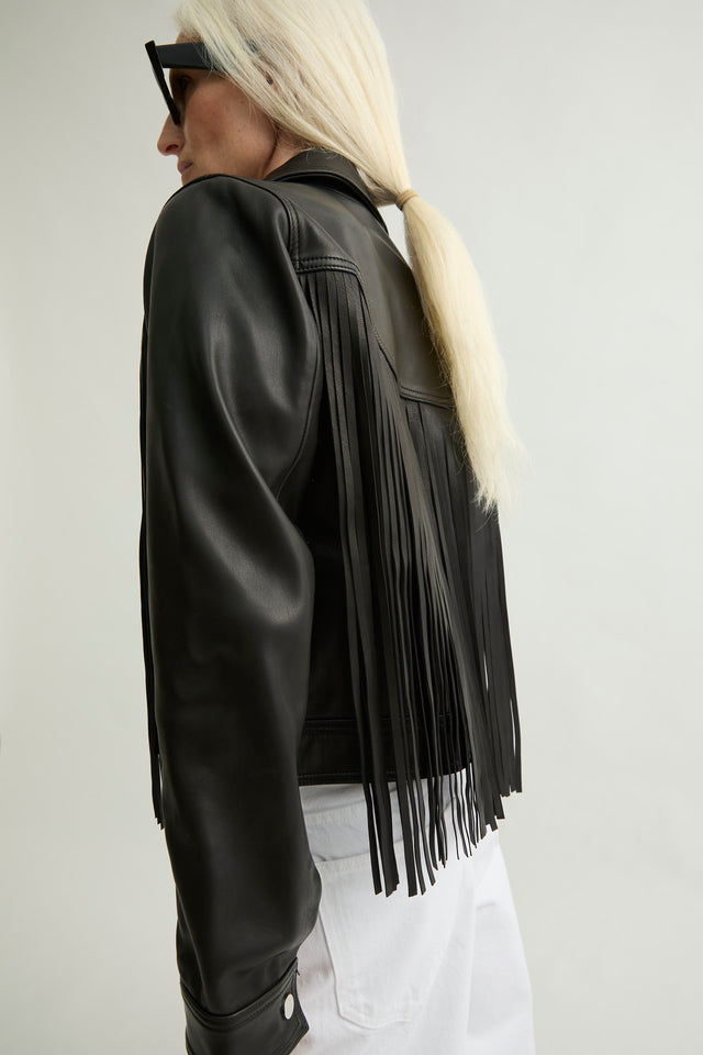 Veste Fringy noire - Laurence Bras_5