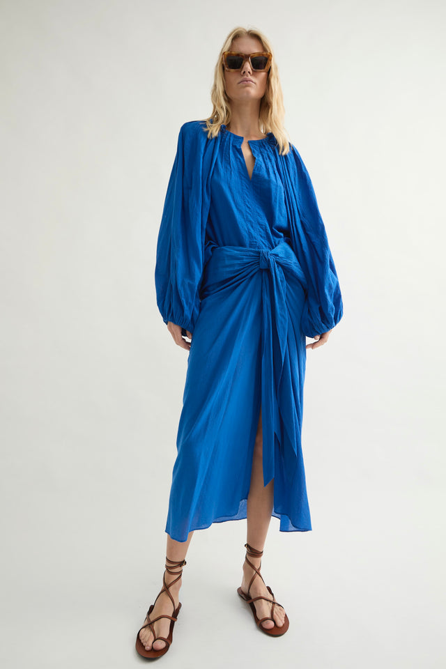 Jupe Bowette bleue - Laurence Bras_1