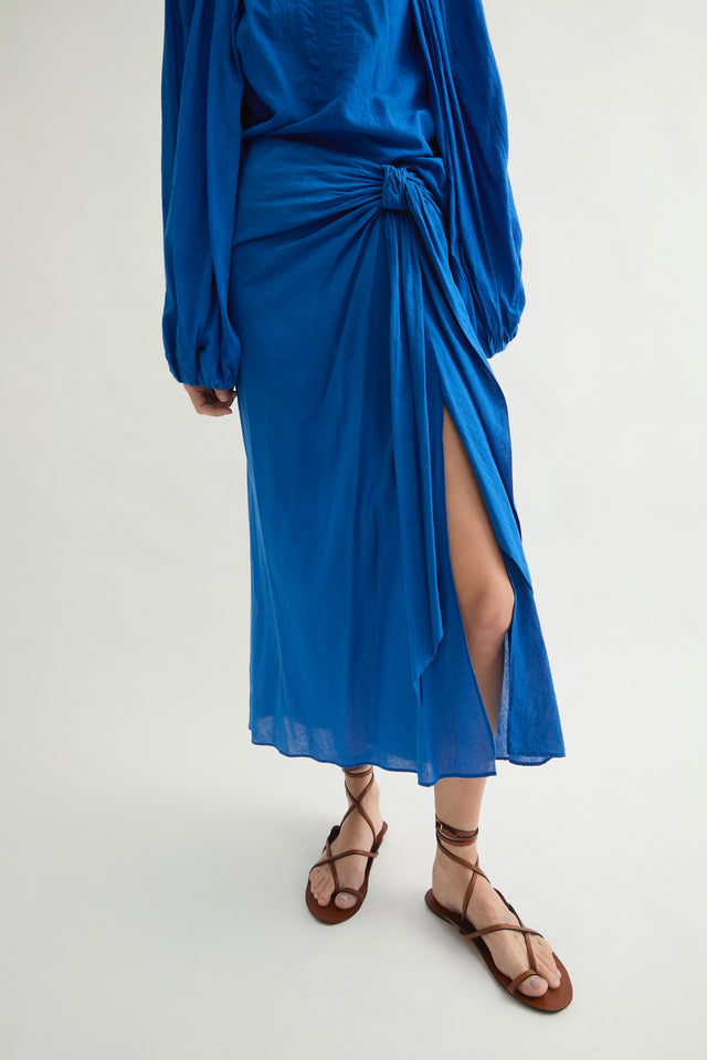 Jupe Bowette bleue - Laurence Bras
