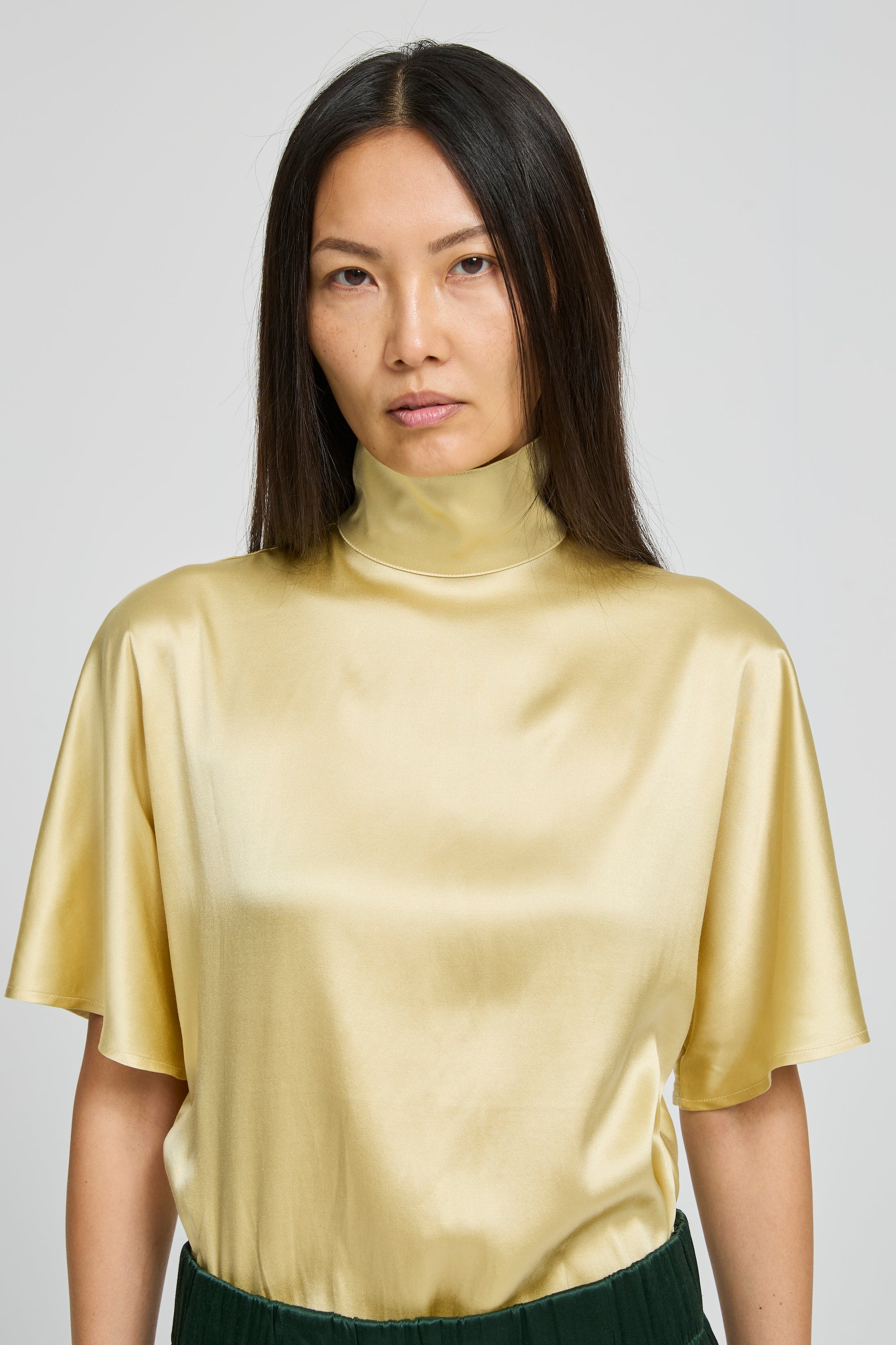 BLOUSE BECOTEE JAUNE