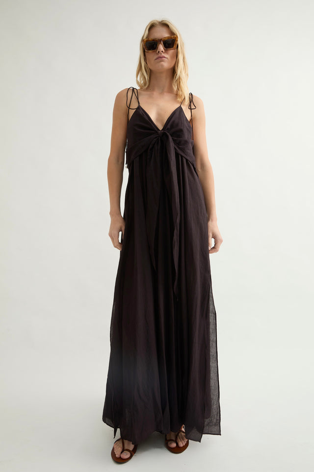 Robe Firenza marron - Laurence Bras_1