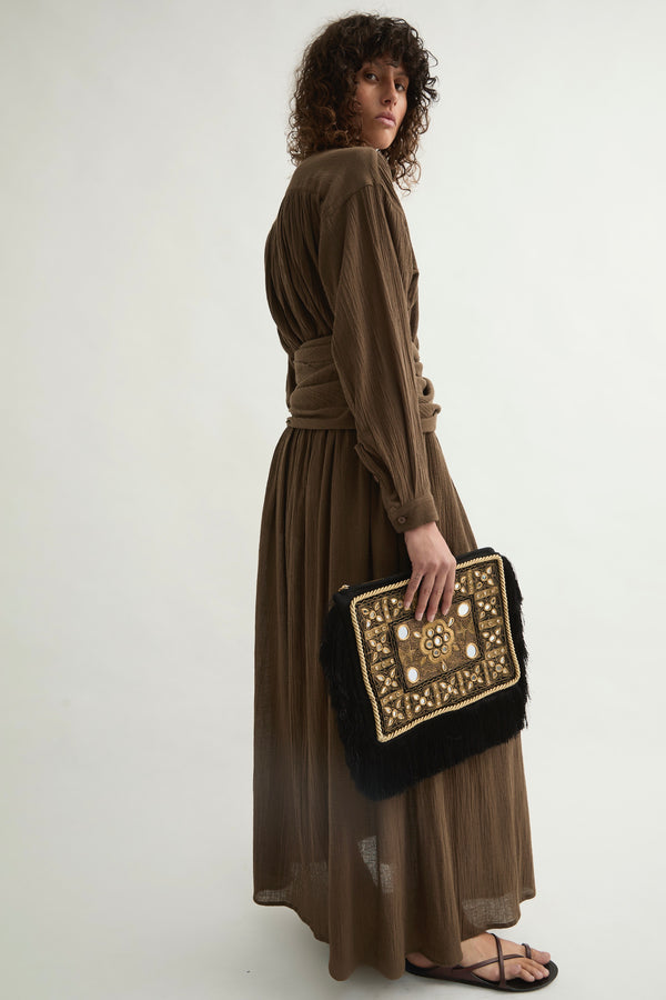 Jupe Lauren Kaki - Laurence Bras_3