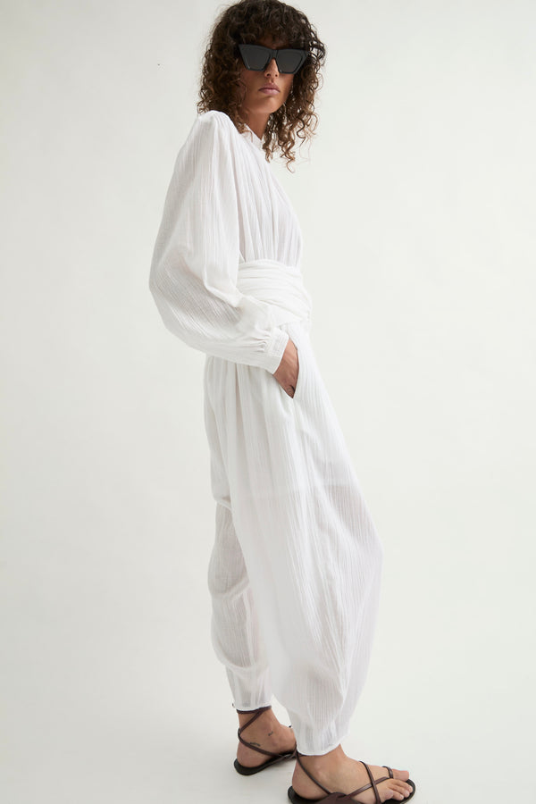 Blouse Gate blanche - Laurence Bras_5