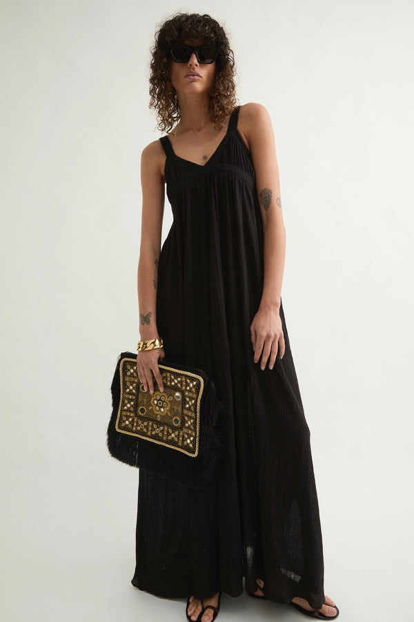 Robe Ibiza noire - Laurence Bras