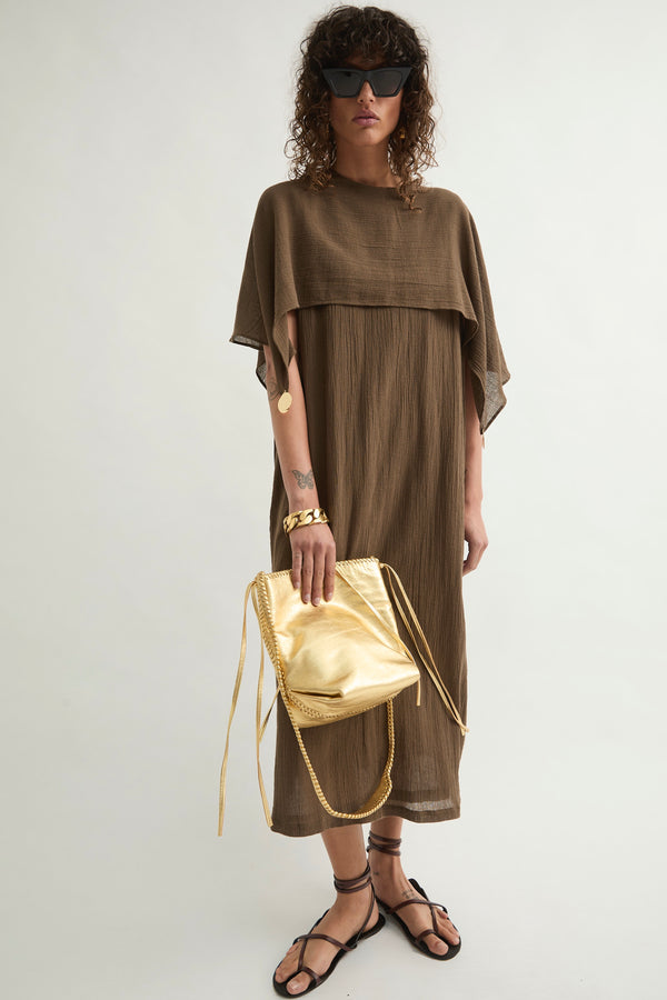 Robe Squary kaki - Laurence Bras