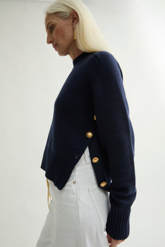 Pull Simple bleu - Laurence Bras