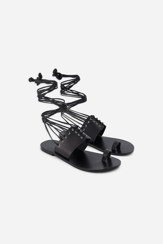 LACED SANDALS