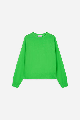 Pull Sunrise vert fluo - Laurence Bras_4