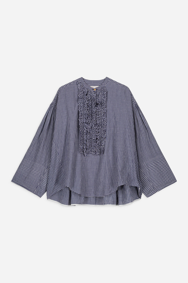 Blouse Magda indigo - Laurence Bras_4