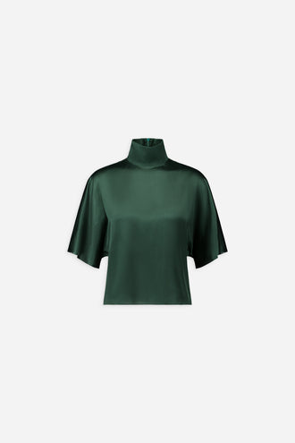 BLOUSE BECOTEE VERT
