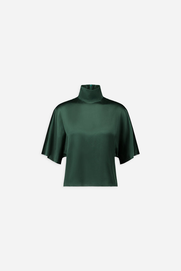 BLOUSE BECOTEE VERT