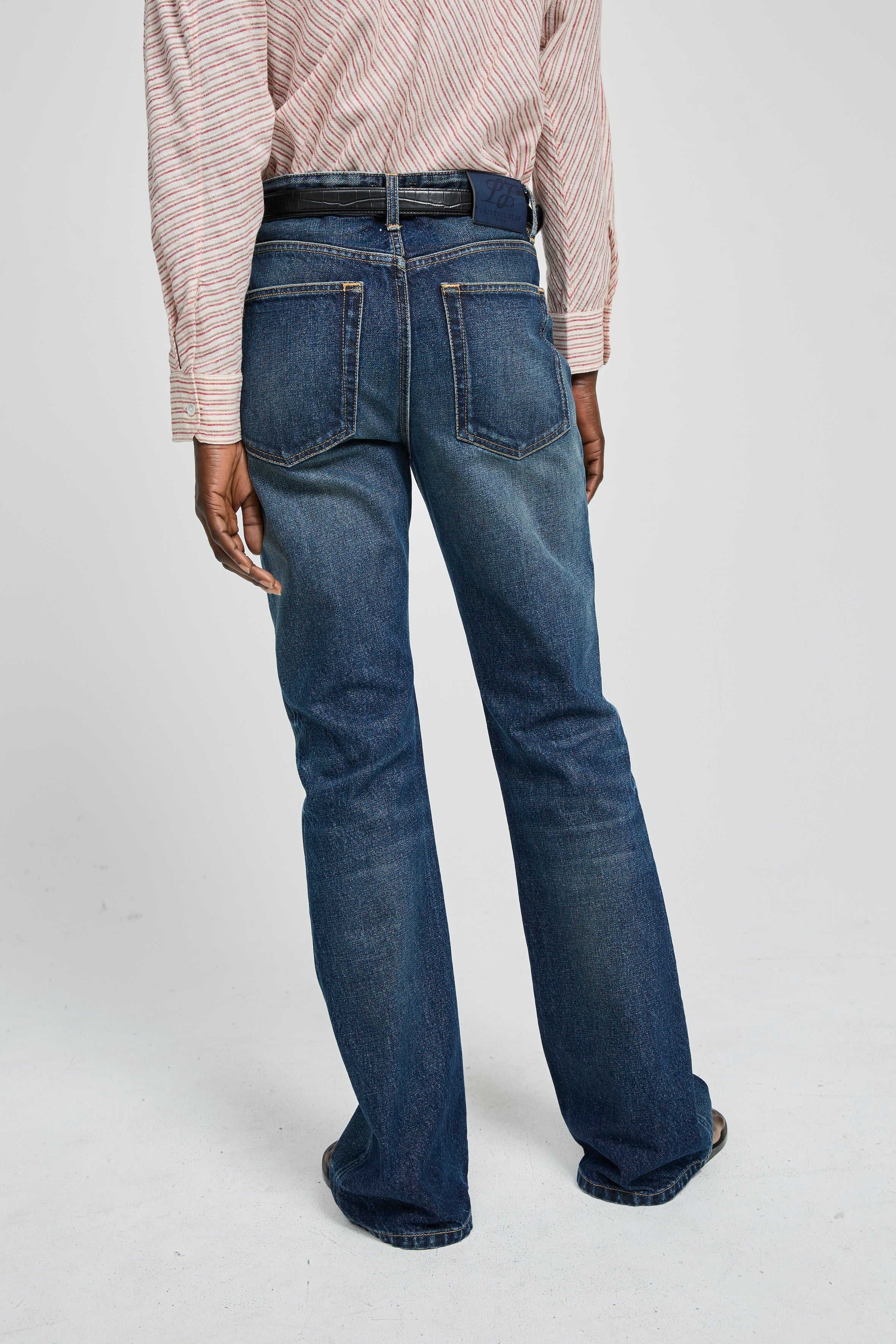 Ambre - Jean Bleu en Coton - Laurence Bras