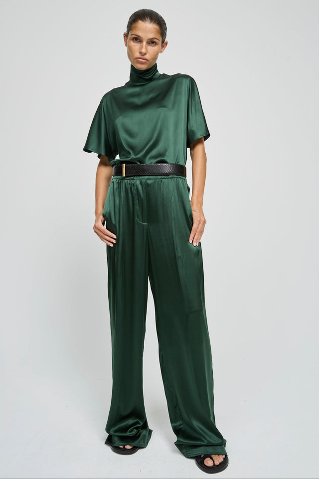 BLOUSE BECOTEE VERTE