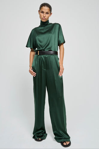 BLOUSE BECOTEE VERTE