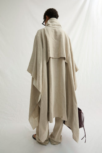 Veste Poncho beige - Laurence Bras_7
