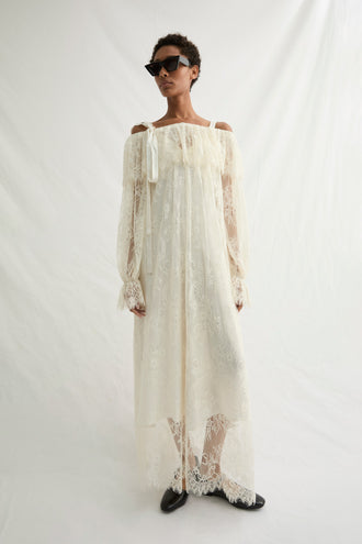 Robe Cray écrue écrue - Laurence Bras