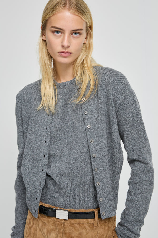 CARDIGAN BONIE GRIS