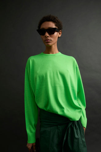 Pull Sunrise vert fluo - Laurence Bras