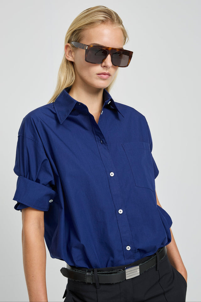 CHEMISE RICKA BLEU MARINE