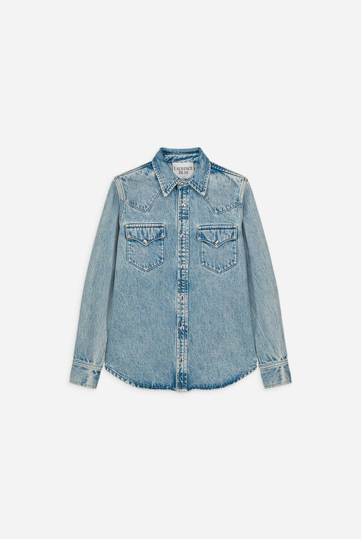 Chemise Sherif bleue - Laurence Bras_5