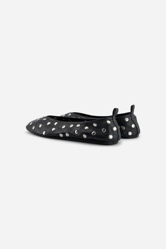 Ballerines Donut noires cloutées - Laurence Bras_2